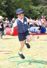 あおい組（年長児）が京都府私立幼稚園中央園児大会に参加しました。