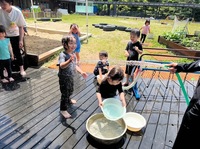 水遊びが気持ちいい季節！（３歳児）